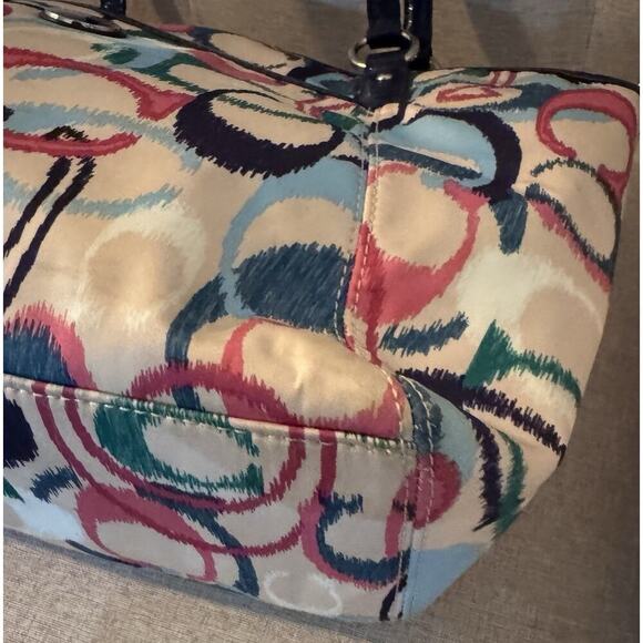 COACH IKAT MULTICOLOR LARGE TOTE C1373-F24444 - Picture 7 of 14
